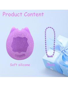 Funda de Silicona Tamagotchi Original AFJWUZ Color Púrpura 2