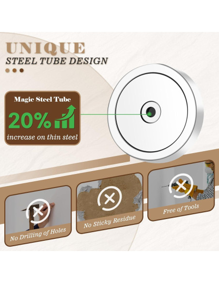 Ganchos Magnéticos Neosmuk 100kg Alta Resistencia 2 Pzs