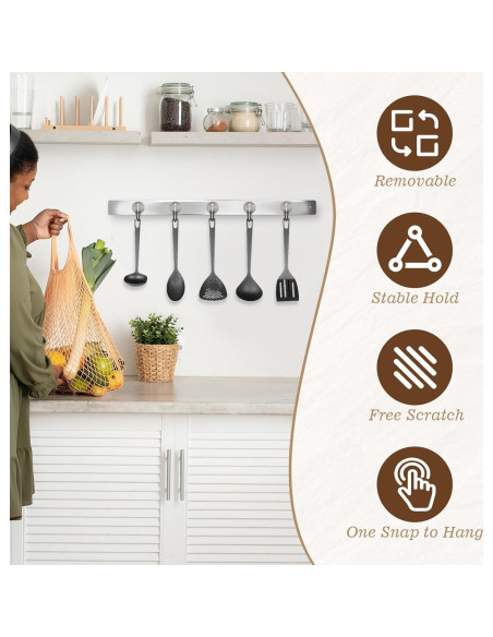 Ganchos Magnéticos Neosmuk 100kg Alta Resistencia 2 Pzs