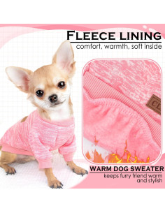 Conjunto 2 Suéteres para Perros Pequeños Uswalnna XXS 2