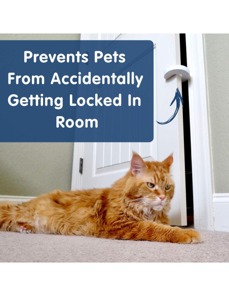 Tope de Puerta Wittle 4 Piezas EVA Blanco Antipellizcos