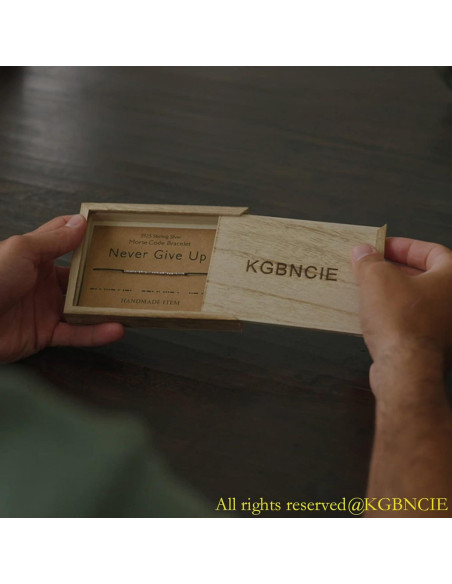 Pulsera KGBNCIE en Código Morse para Mujeres - F**k Cancer Pulsera KGBNCIE en Código Morse para Mujeres - F**k Cancer