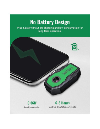 Cámara Térmica HSFTOOLS Finder S2 512x384 USB-C Android