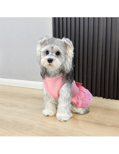 Vestido para Perro Idepet Rosa Princesa X-Grande Tul