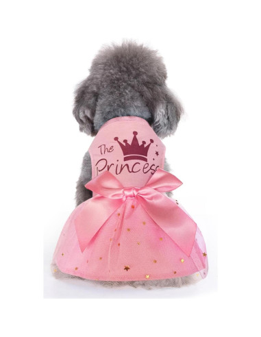 Vestido para Perro Idepet Rosa Princesa X-Grande Tul