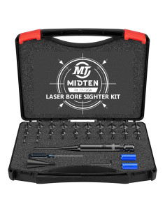 Kit de Visor Láser MidTen Rojo/Verde con 32 Adaptadores