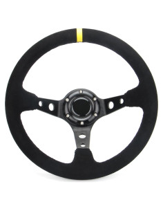 Volante Spaorcco 6125 320mm Cuero Suede Amarillo