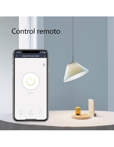 Interruptor Inteligente WiFi eMylo 6 Paquete Control Remoto
