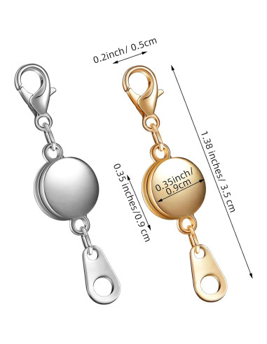 Cierre Magnético Hicarer 12 Piezas para Collar y Pulsera
