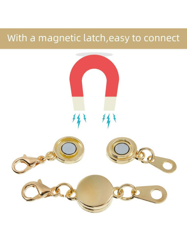 Cierre Magnético Hicarer 12 Piezas para Collar y Pulsera