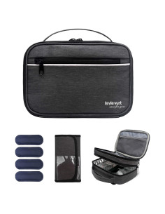 Bolsa de Viaje Lavievert para Insulina - Gris Oscuro