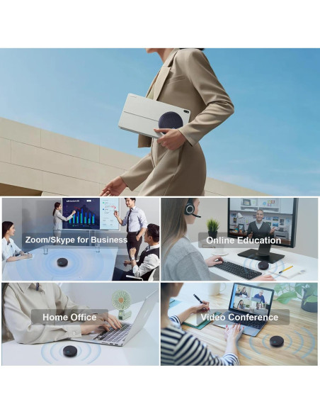 Altavoz y Micrófono BALILA JP-BA-CM3-JP 10 Micrófonos 360