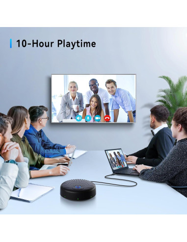 Altavoz y Micrófono BALILA JP-BA-CM3-JP 10 Micrófonos 360