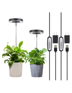 Luz de Crecimiento LORDEM LED Espectro Completo 2 Paquetes