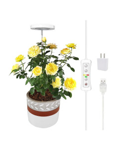 Luz de Crecimiento LED yadoker 5W Altura Ajustable 5V