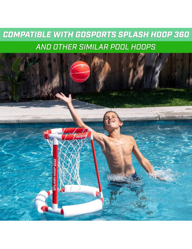 Balones de Baloncesto Acuático GoSports 3 Pack - Rojo 16,5 cm