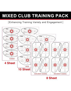 Cinta de Impacto de Golf IJEKER 156 Piezas Entrenamiento 2