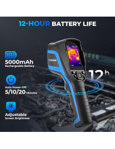Cámara Térmica TOPDON TC004, 256x192 IR, 12h Batería 2