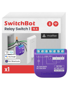 Interruptor Relé Inteligente SwitchBot 1 Wi-Fi y Bluetooth
