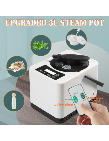 Sauna de Vapor Portátil ZONEMEL con Luz Roja y Control Remoto