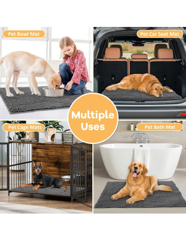 Alfombra Absorbente HOMEK 182x60 cm Antideslizante para Perros