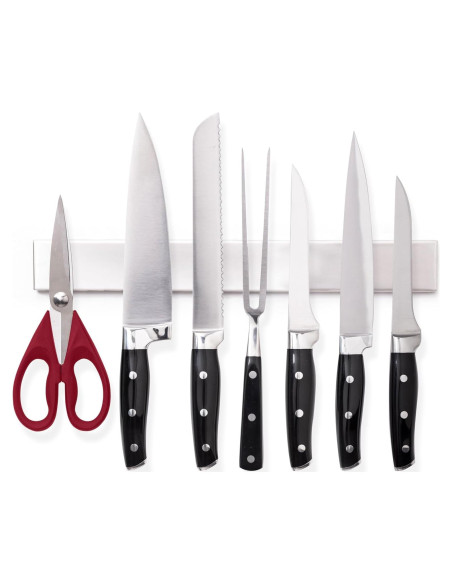 Soporte Magnético para Cuchillos GORILLA GRIP 25,4 cm Acero Inoxidable