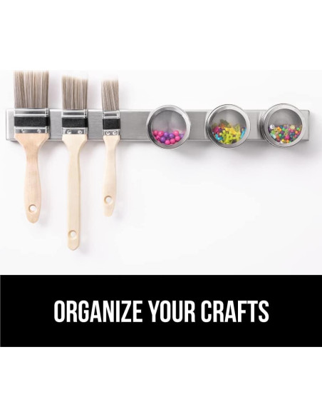 Soporte Magnético para Cuchillos GORILLA GRIP 25,4 cm Acero Inoxidable