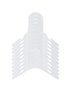 Perchas para Ropa de Mascotas AUEAR - Paquete de 10 Blancas