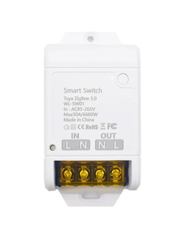 Interruptor Inteligente Zigbee Tuya 30A Control Remoto