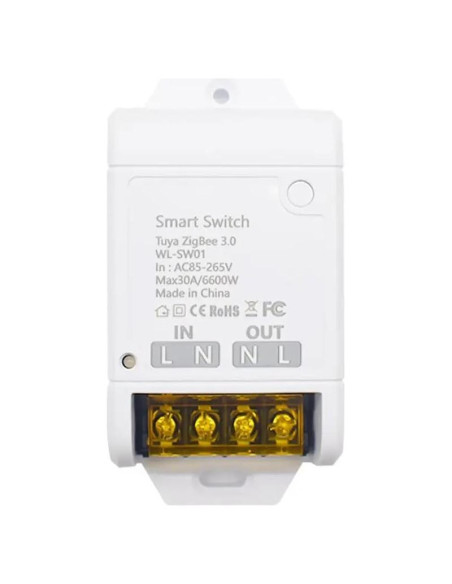 Interruptor Inteligente Zigbee Tuya 30A Control Remoto
