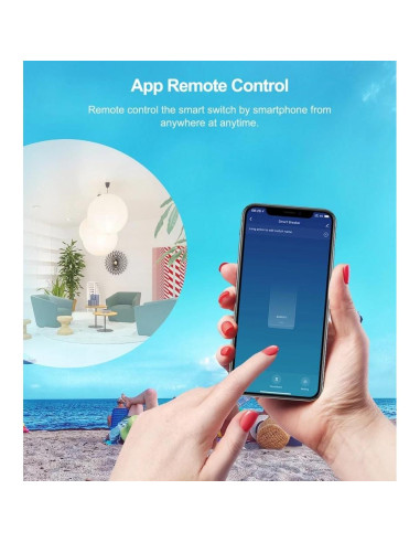 Interruptor Inteligente Zigbee Tuya 30A Control Remoto