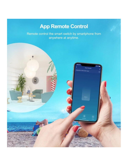 Interruptor Inteligente Zigbee Tuya 30A Control Remoto