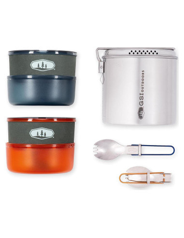 Set de Cocina para 2 GSI Outdoors Glacier Dualist 1.8L