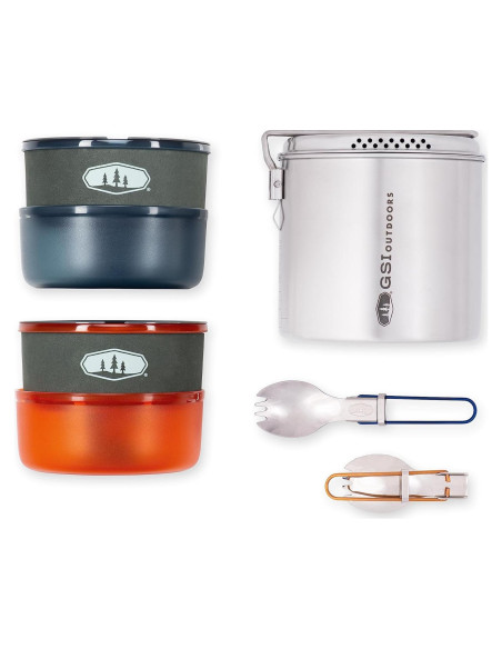 Set de Cocina para 2 GSI Outdoors Glacier Dualist 1.8L