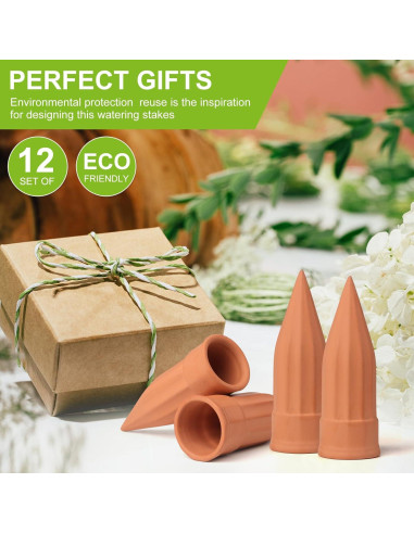 12 Picos de Riego Automático de Terracota TKSCUSR