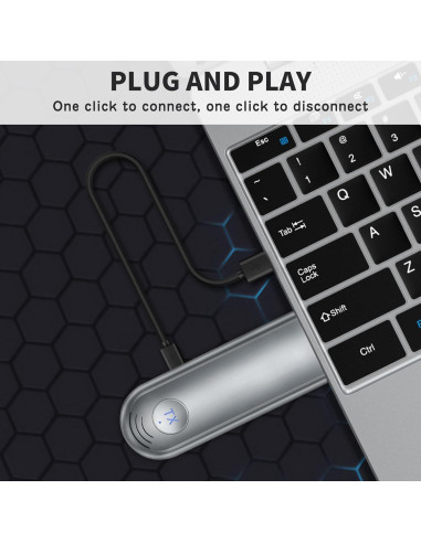 Transmisor y receptor HDMI inalámbrico TPUFO TR30 4K 30m