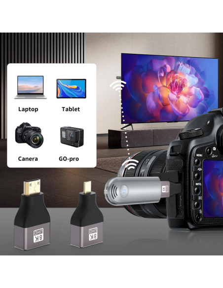 Transmisor y receptor HDMI inalámbrico TPUFO TR30 4K 30m