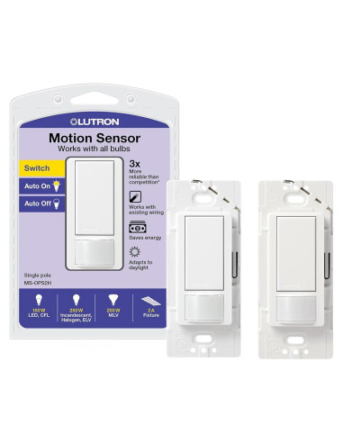 Interruptor de luz Lutron Maestro con sensor de movimiento