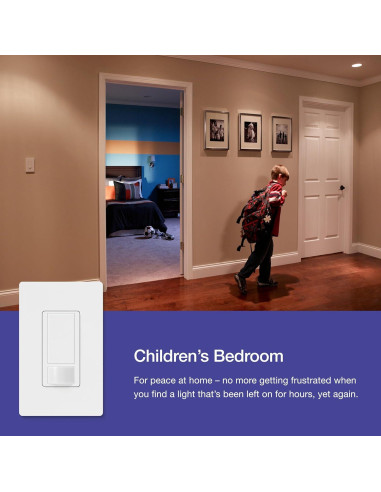 Interruptor de luz Lutron Maestro con sensor de movimiento