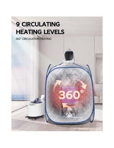 Máquina de Vapor de Sauna Simivol 2.5L Control Remoto