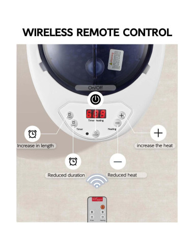 Máquina de Vapor de Sauna Simivol 2.5L Control Remoto