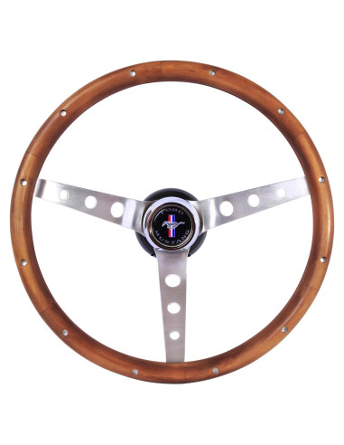 Volante Grant Mustang 34 cm Madera Nogal 3 Radios