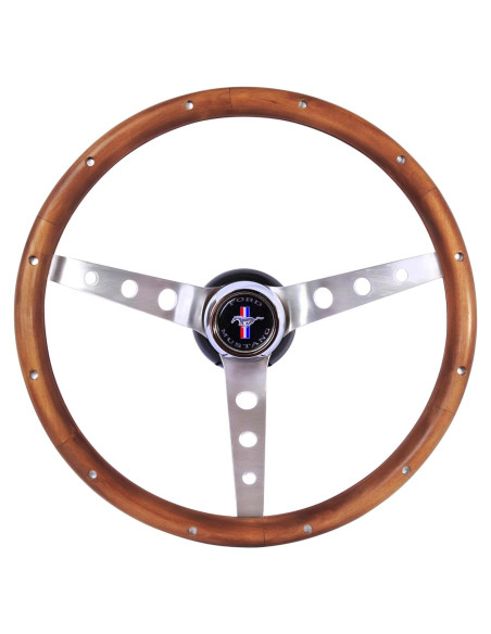 Volante Grant Mustang 34 cm Madera Nogal 3 Radios