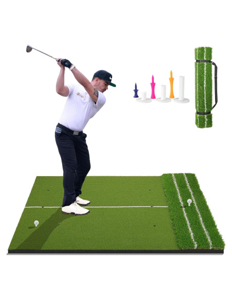 Alfombra de Golf DCQ DualTurf 5x4ft para Entrenamiento