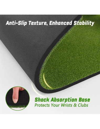 Alfombra de Golf DCQ DualTurf 5x4ft para Entrenamiento