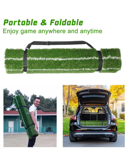 Alfombra de Golf DCQ DualTurf 5x4ft para Entrenamiento