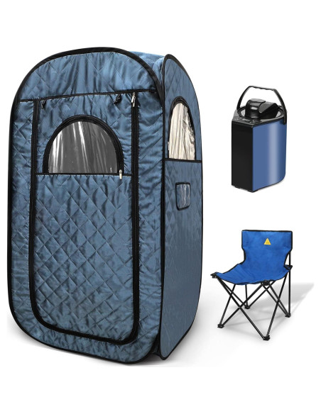 Sauna de Vapor Portátil Sauna Sunakie 3L 9 Niveles Azul