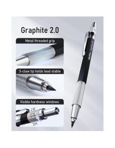 Juego de Lápices Mecánicos Nicpro 2.0 mm con Recargas 2