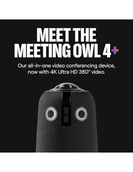 Cámara de Conferencia 360 Meeting Owl 4+ 4K con Micrófono y Altavoz