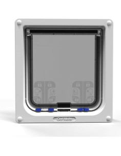 Puerta para Gato Grande Cat Mate 4 Vías Bloqueo Blanca 2